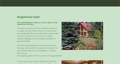 Desktop Screenshot of gingerbreadcabin.com